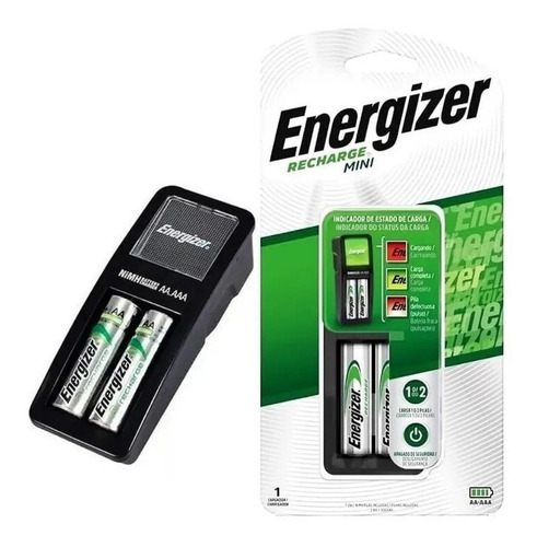Bộ sạc Pin Energizer CH2PC4 _Máy sạc 2 Khe, sạc pin AA -AA (kèm 2 pin Energizer AAA700mAh 1.2v Made in Japan)
