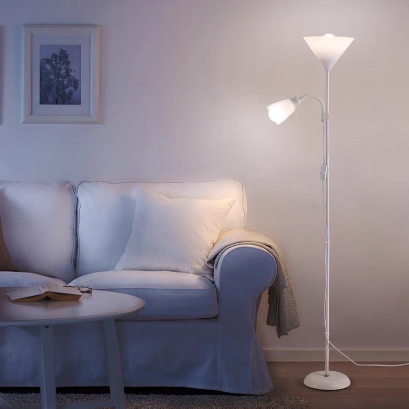 Đèn đứng trang trí phòng ngủ, phòng khách cao cấp IKEA - Tặng kèm 2 bóng cho 2 nhánh