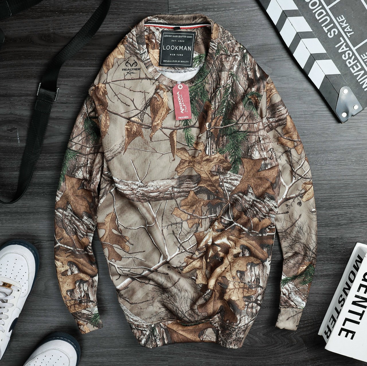[HCM]Áo thun Sweater LOOKMAN hoa văn