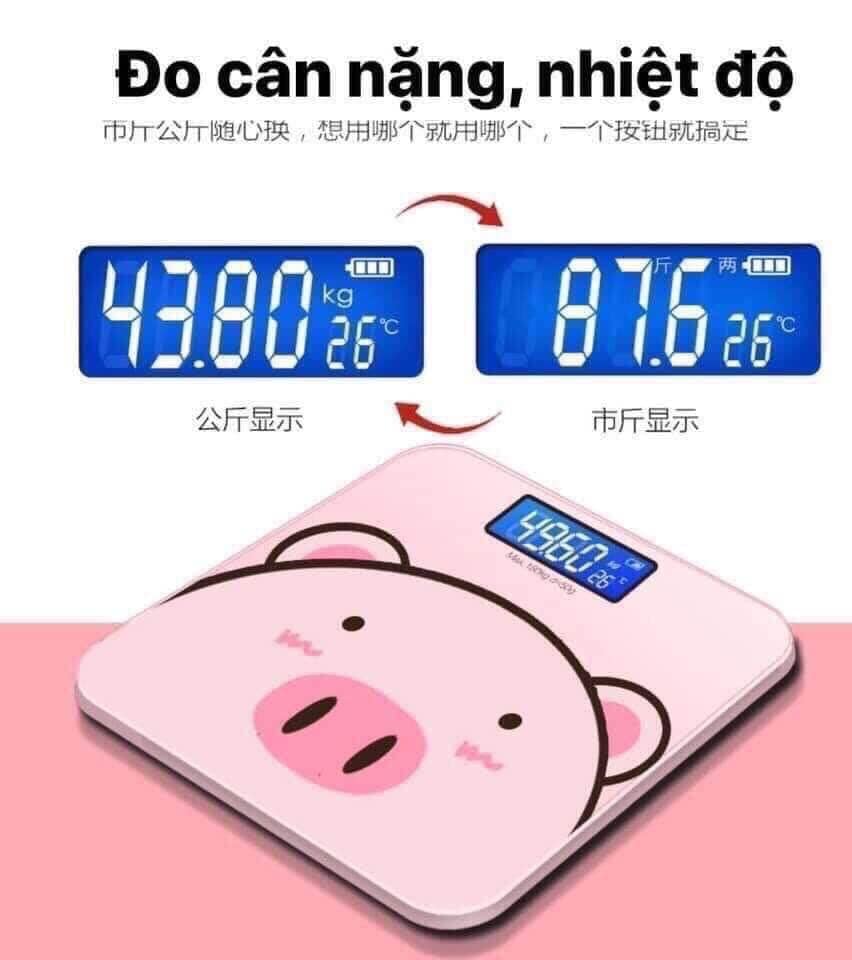 Cân iphone hình heo dễ thương