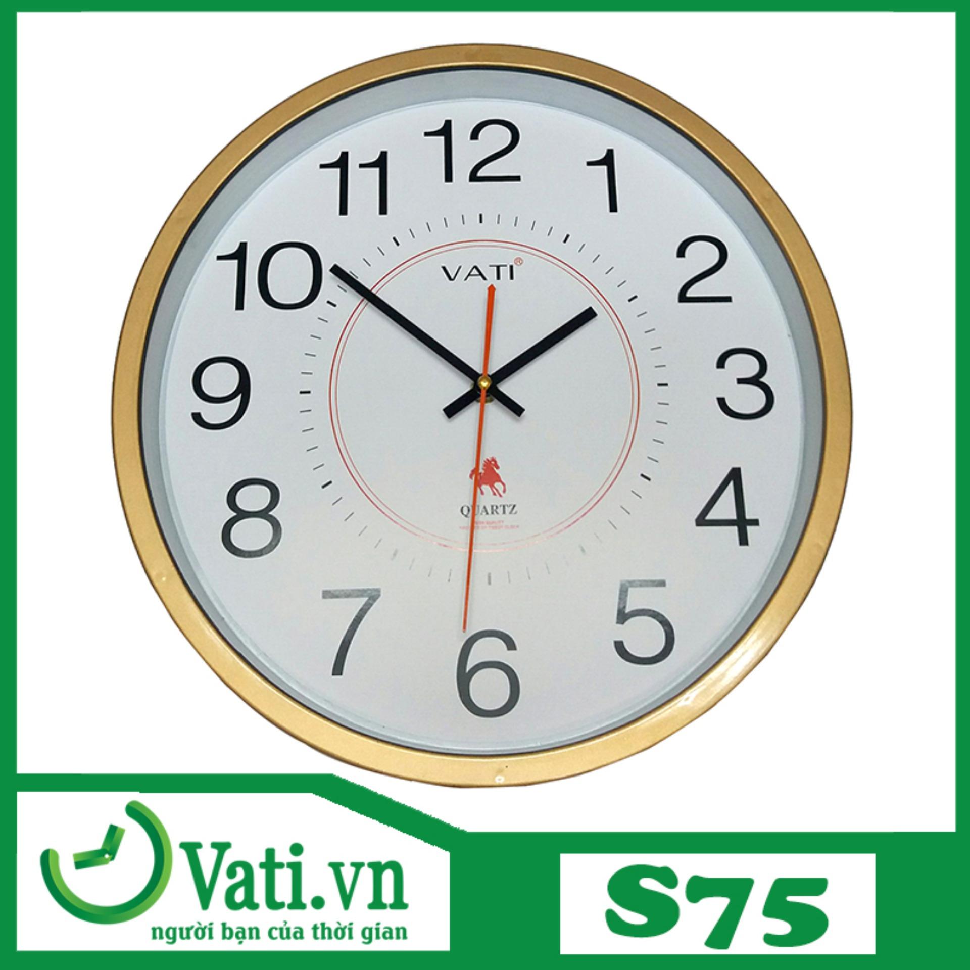 Đồng hồ treo tường hình tròn S75 bán chạy