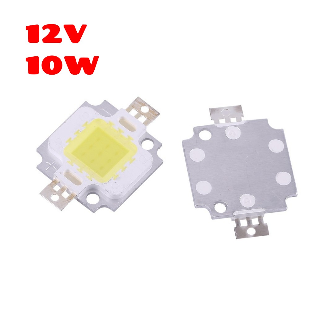 Combo 10 Chip 12V 10W Sáng Trắng