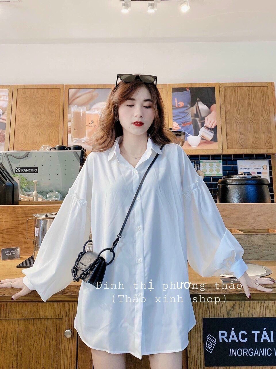 Áo Kiểu Cổ Viền Bèo Siêu Xinh Cho Nàng Đi Học Hay SIÊU XINH SẮN FORM RỘNG HÀN QUỐC