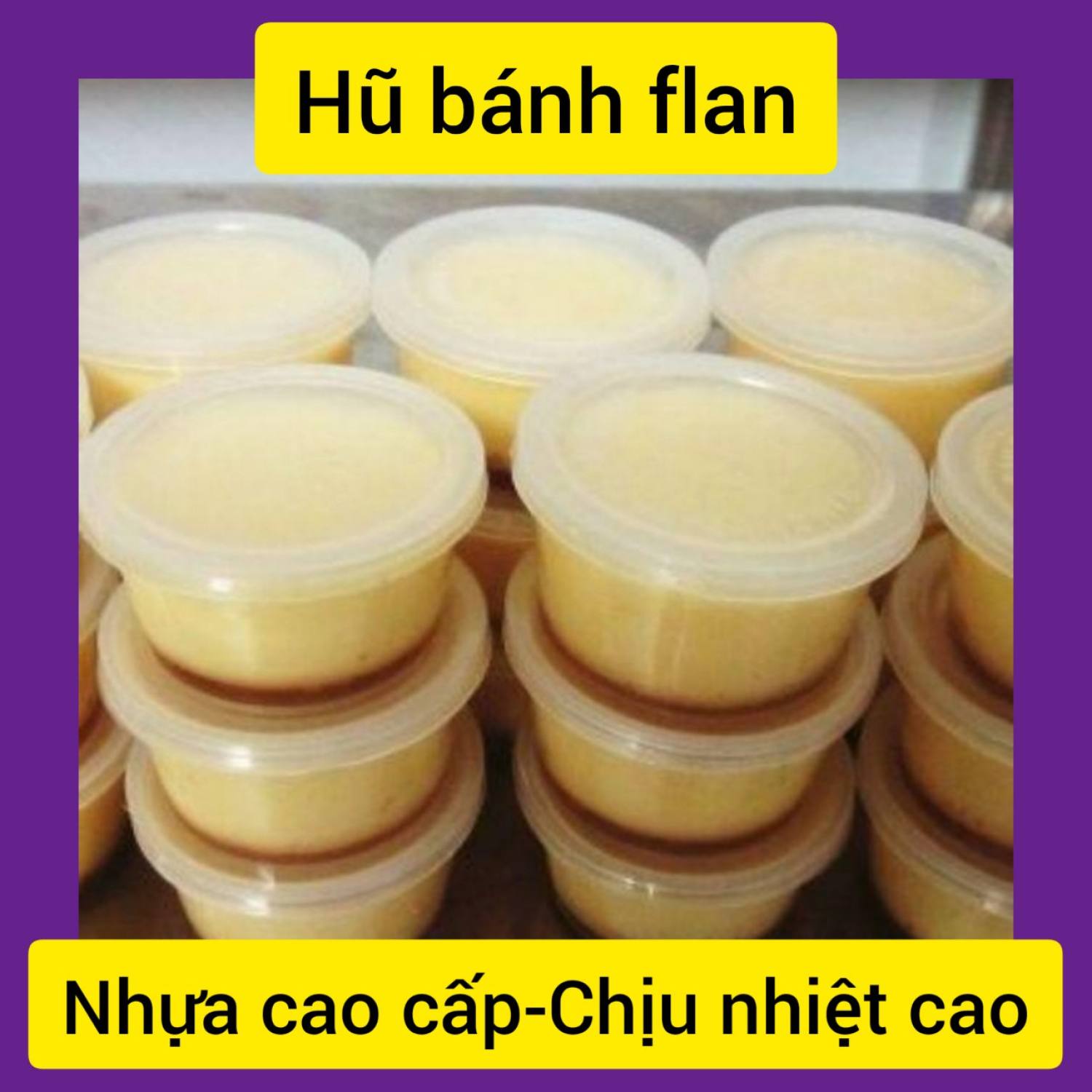 [Đảm Bảo Hài Lòng] Set 10 Hũ Làm Bánh Flan, Rau Câu ,Sữa Chua,Yaourt... (60ml)- Hãng Vĩnh Trường