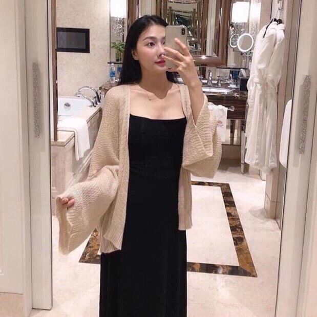 Áo cadigan len mỏng phong cách hàn quốc