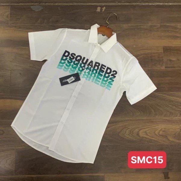ÁO SƠ MI NAM TAY NGẮN LOGO GCC CỰC KÌ HOT dottie fashion