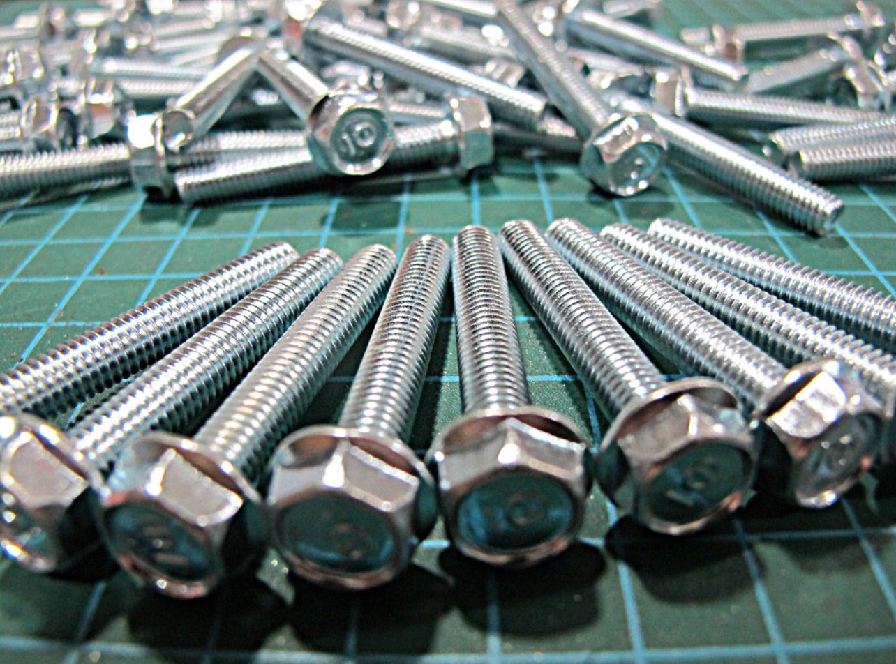 SET 20 Con Bulon Long Đền M6 x 40MM Răng Thuận