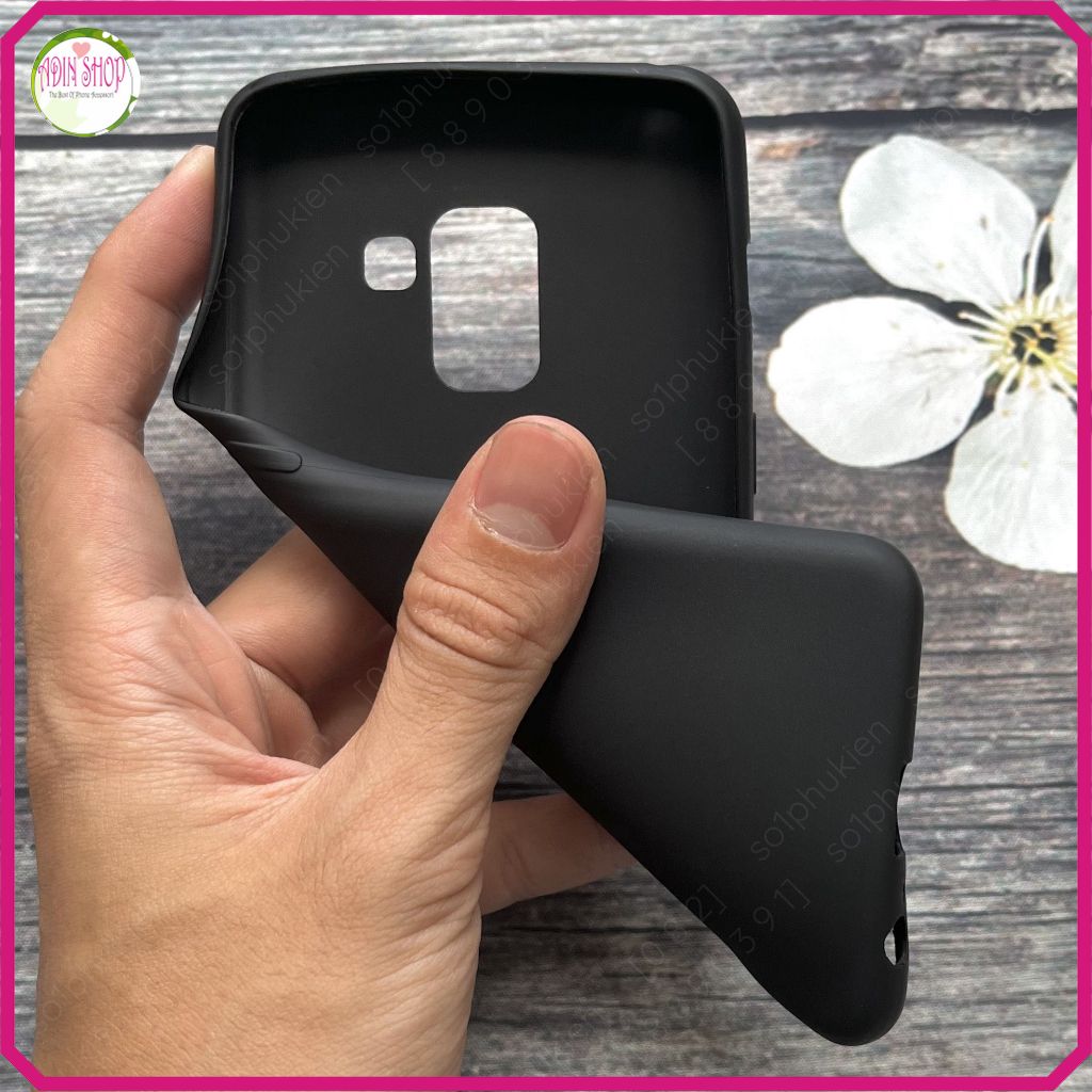 Ốp lưng Samsung A8 2018 dẻo đen bền đẹp