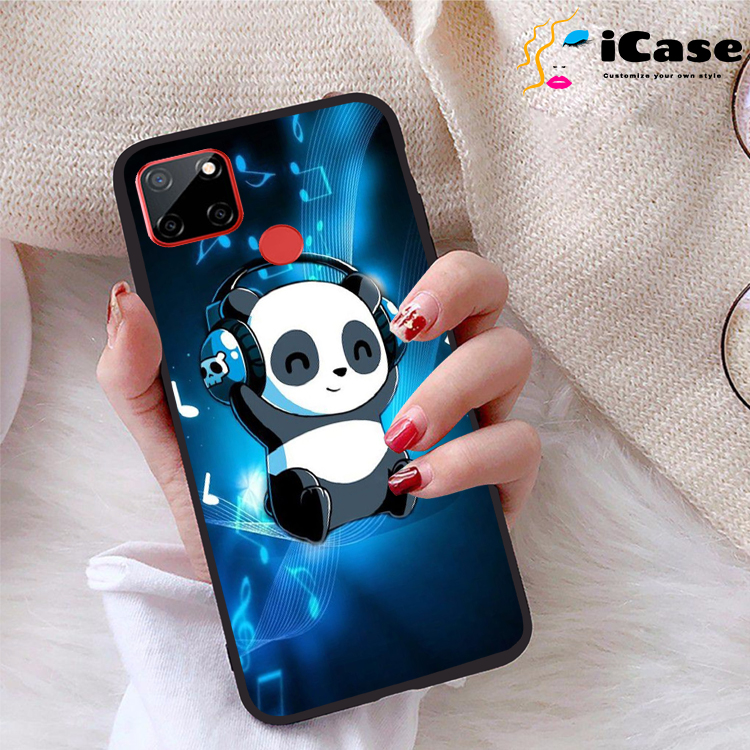 Ốp lưng Realme C12 viền dẻo TPU BST Panda