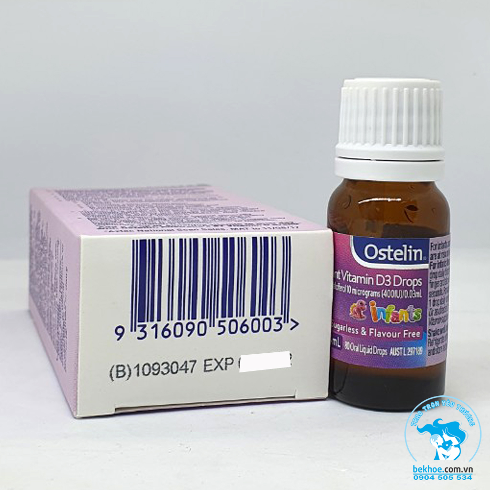 Ostelin D3 - Vitamin D3 Ostelin Liquid 20ml Úc