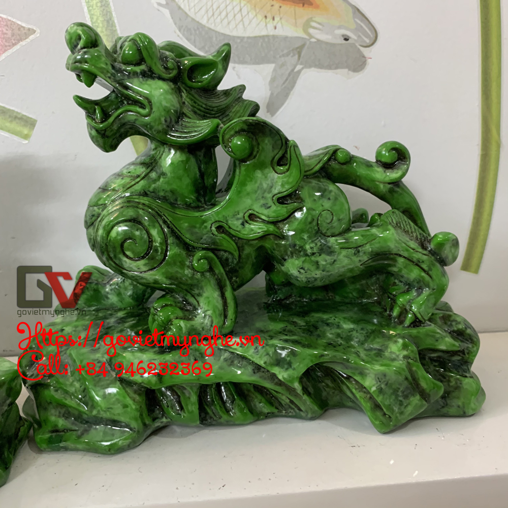 Tượng Đá Trang Trí Tỳ Hưu Phong Thủy - Đá Màu