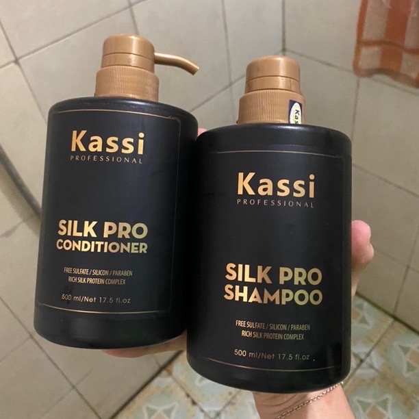[Hcm]Kassi Silk Pro Damaged Hair Repair Shampoo 500ml