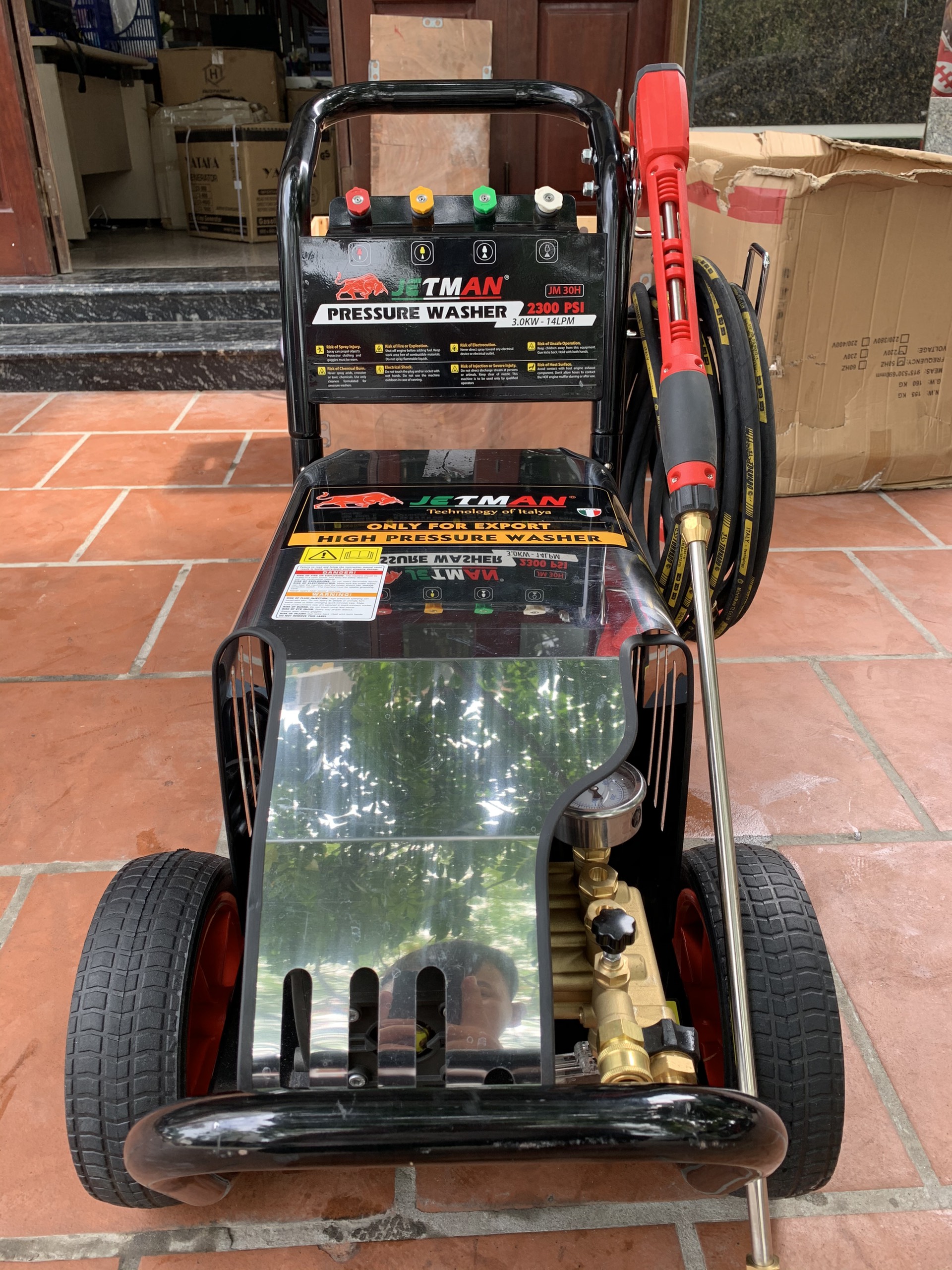 Máy Rửa Xe Cao Áp 3Kw Jetman JM30H
