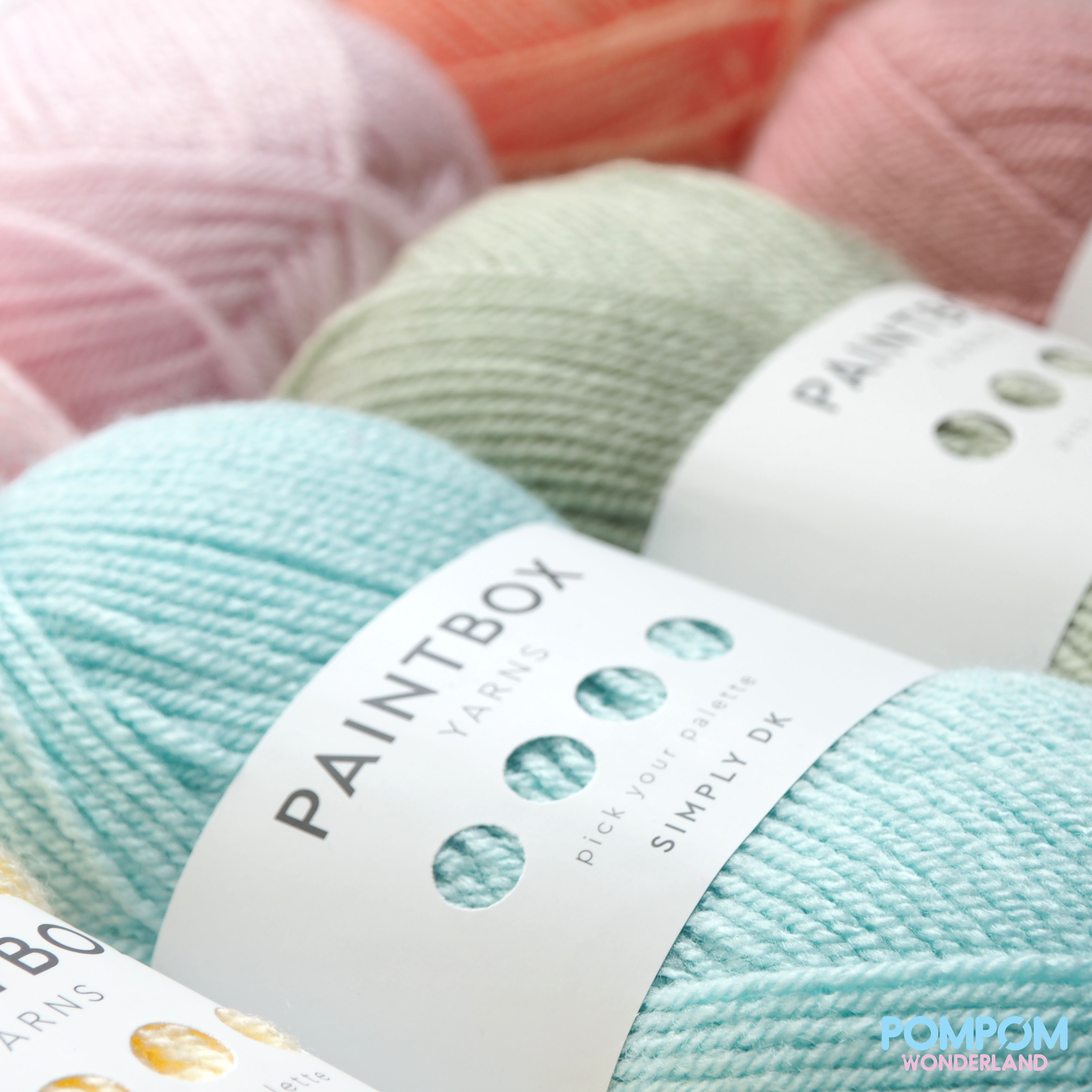 Len sợi Acrylic Paintbox Yarns Simply DK (Tông màu Pastel)