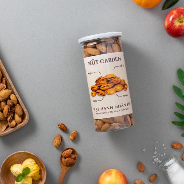 [HCM]Hạt Hạnh Nhân Rang Bơ Nut Garden - Hũ 465gr