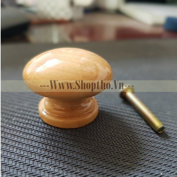 Núm Gỗ Màu Gỗ Sơn Bóng (Set 10 Cái)