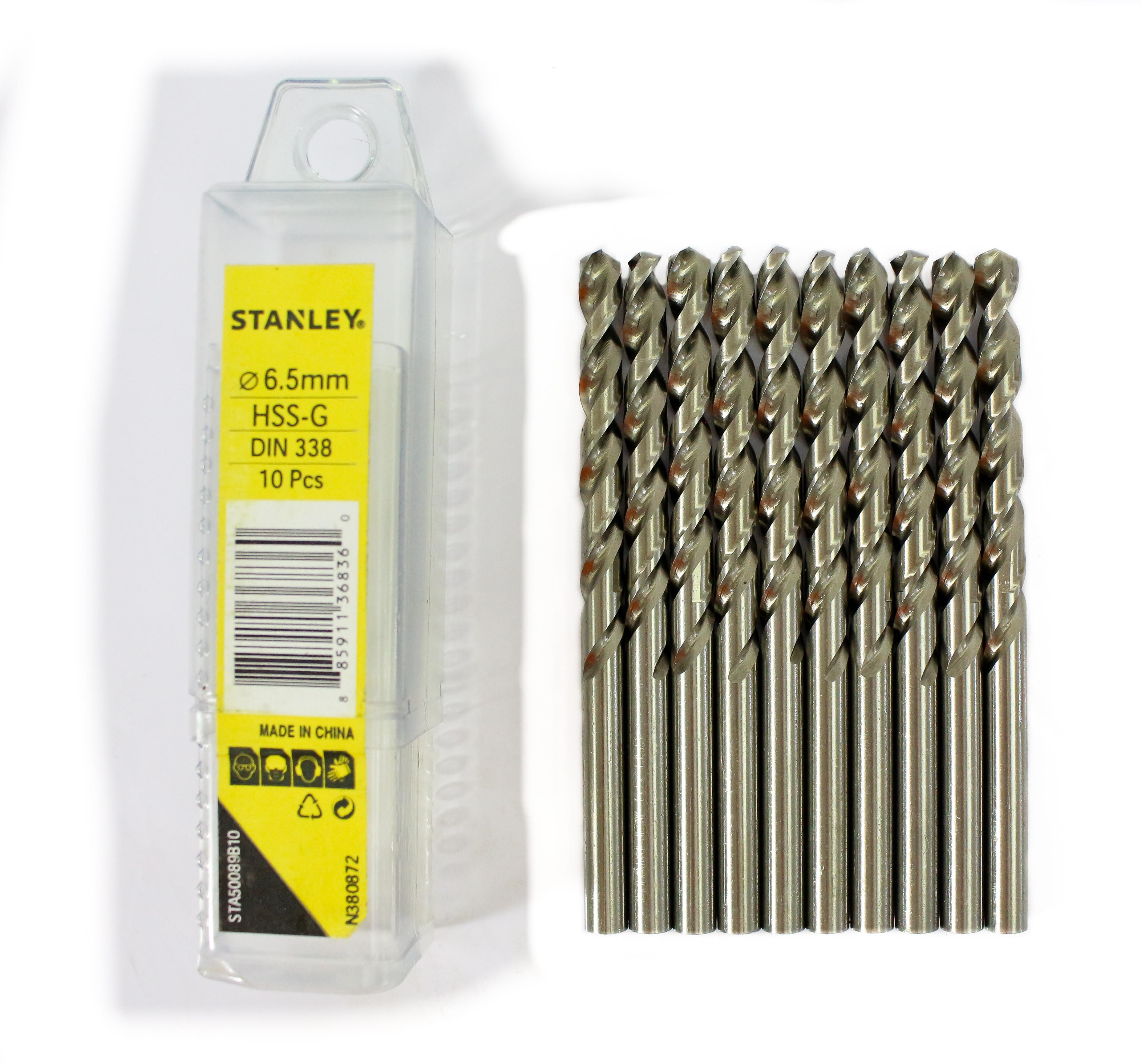 Mũi khoan sắt 6.5MM HSS Stanley STA50089B10