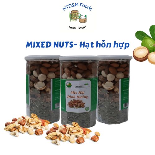 Hạt hỗn hợp - Mixed Nuts hộp 500g