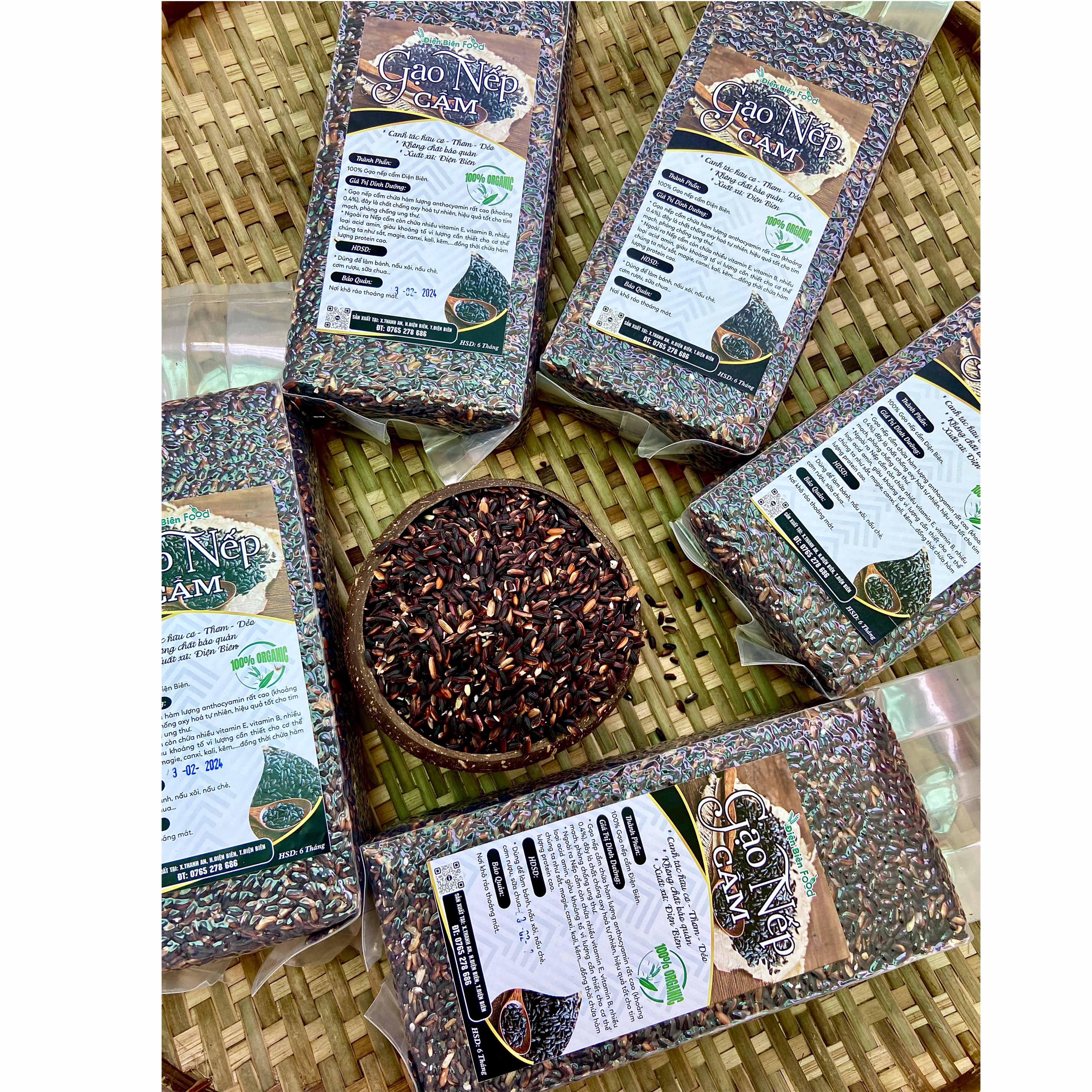 Gạo Nếp Cẩm Điện Biên 1kg