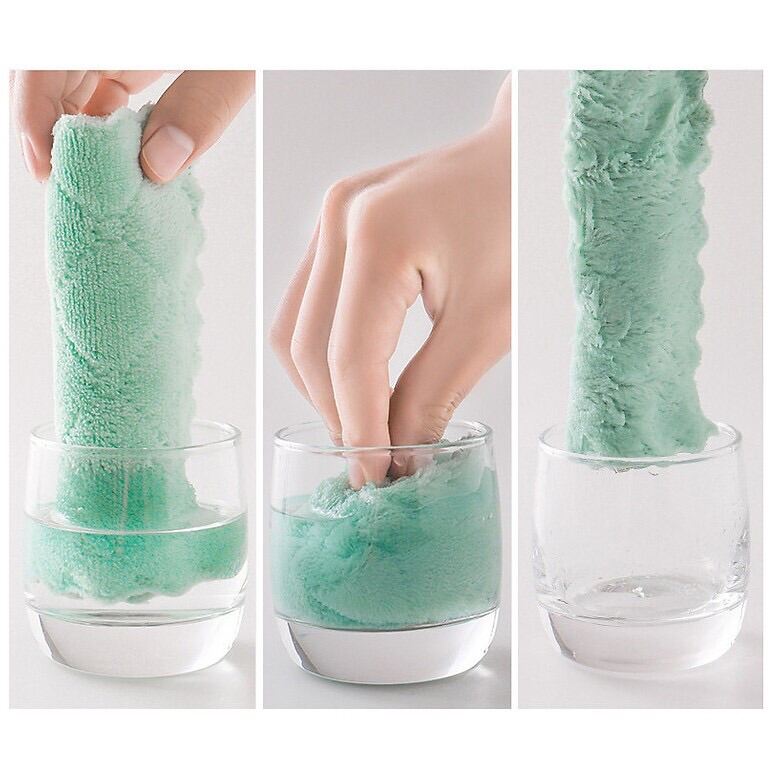 [FREESHIP]Set 10 Khăn Lau 2 Mặt Siêu Thấm 27x16cm