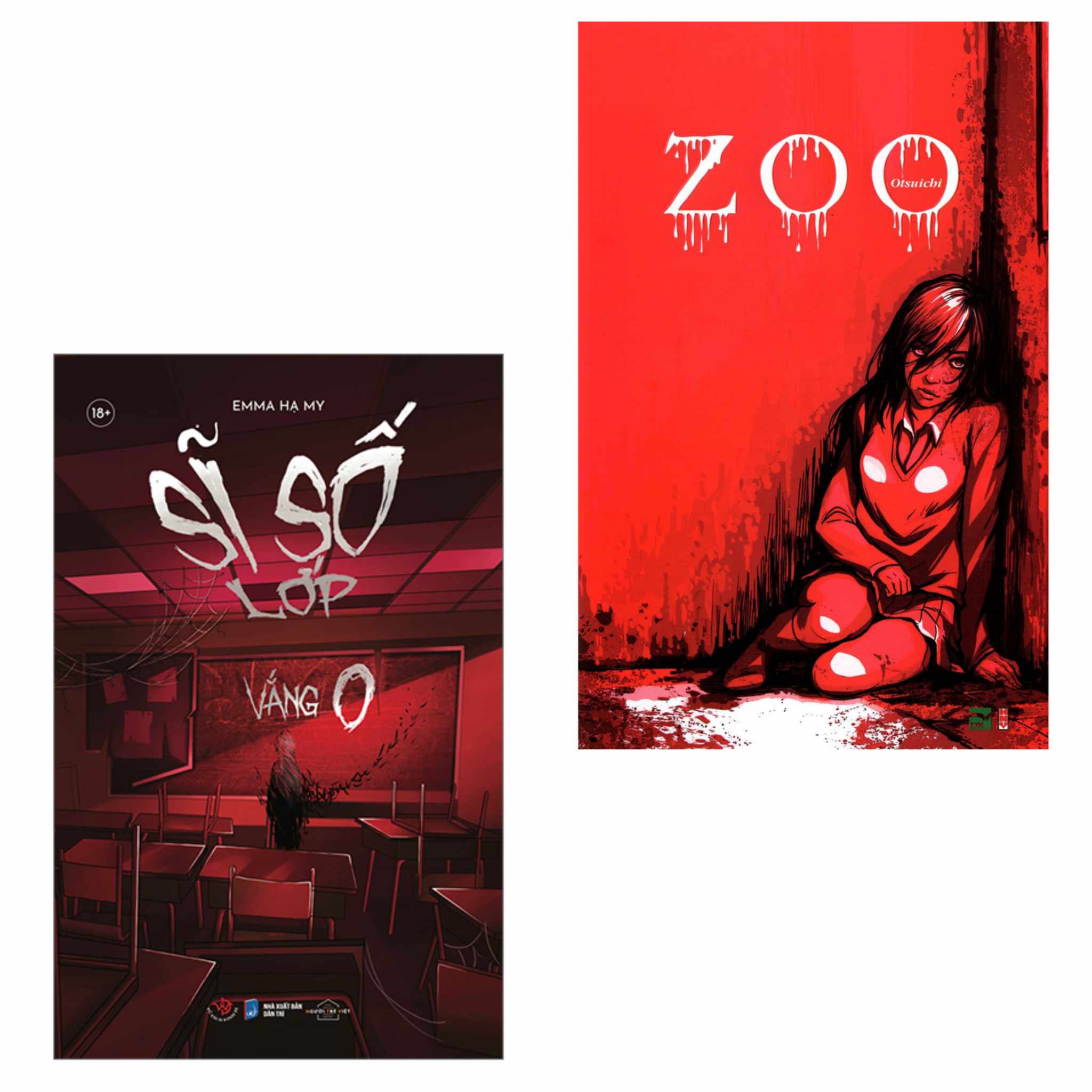 Sách combo kinh dị hay - sĩ số lớp vắng 0 + zoo + 17 âm 1