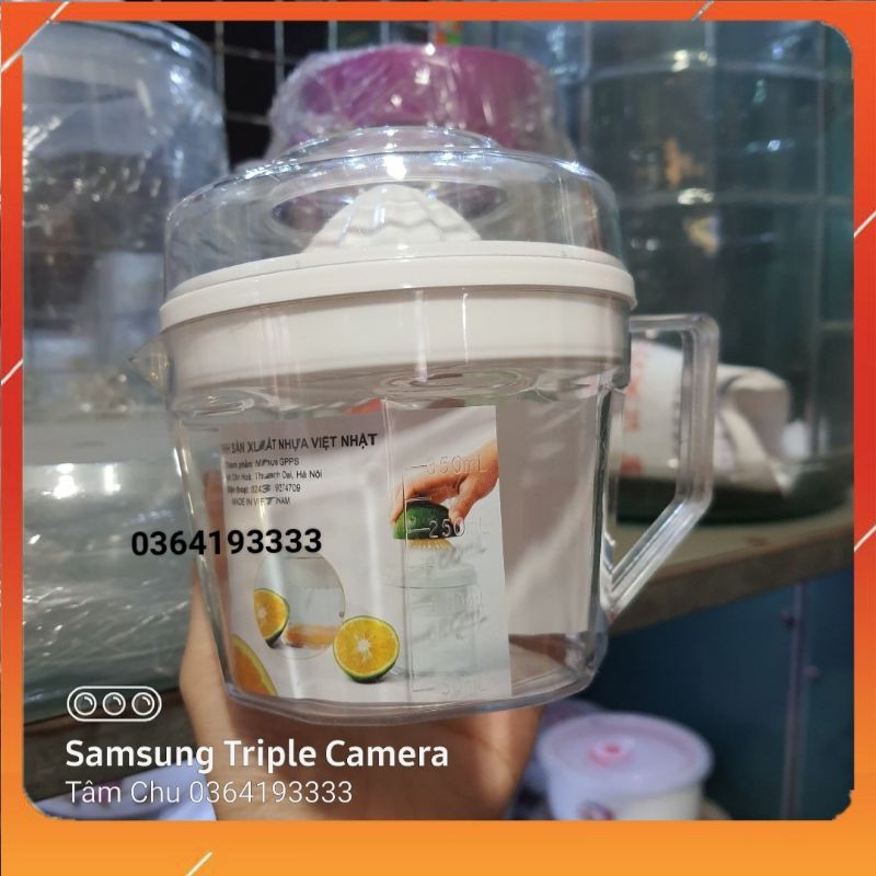 Vắt cam nhựa Việt Nhật có vạch chia rõ ràng