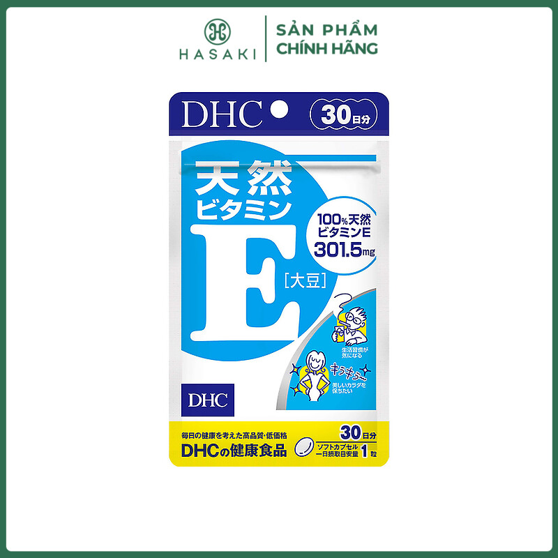 Viên uống dhc bổ sung vitamin e natural vitamin e soybean