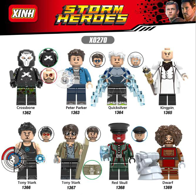 [HCM]Đồ chơi lắp ráp Minifigure Nhân Vật Marvel X0270