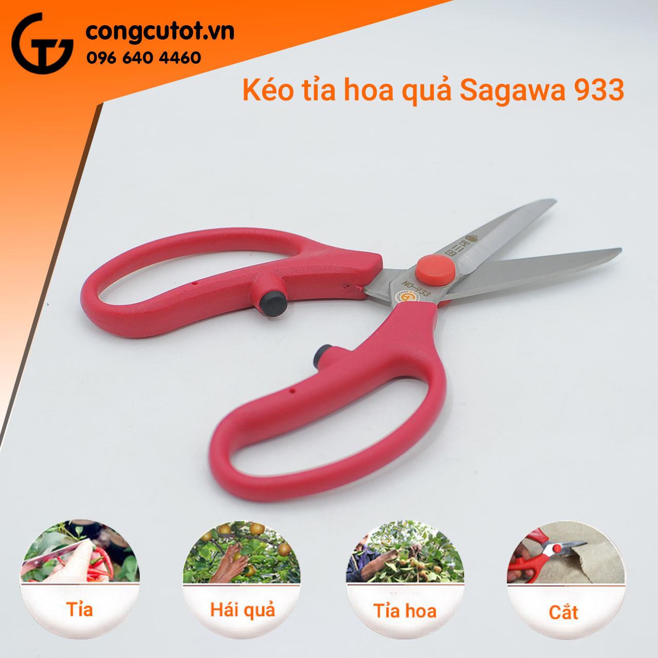 Kéo tỉa hoa quả SAGAWA-933