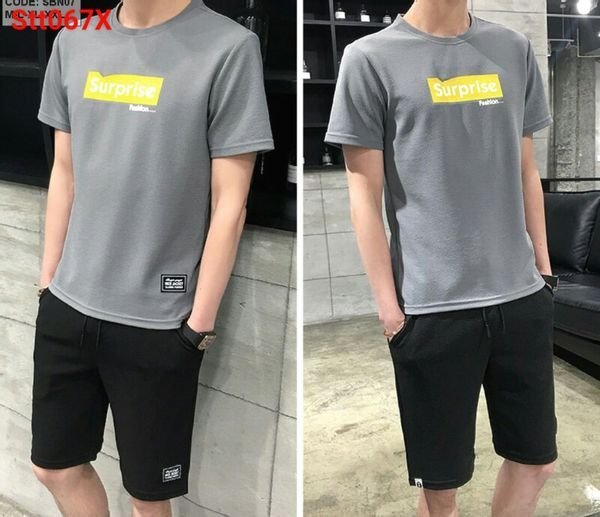 Set Bộ Thể Thao Nam In Chữ Cá Tính
