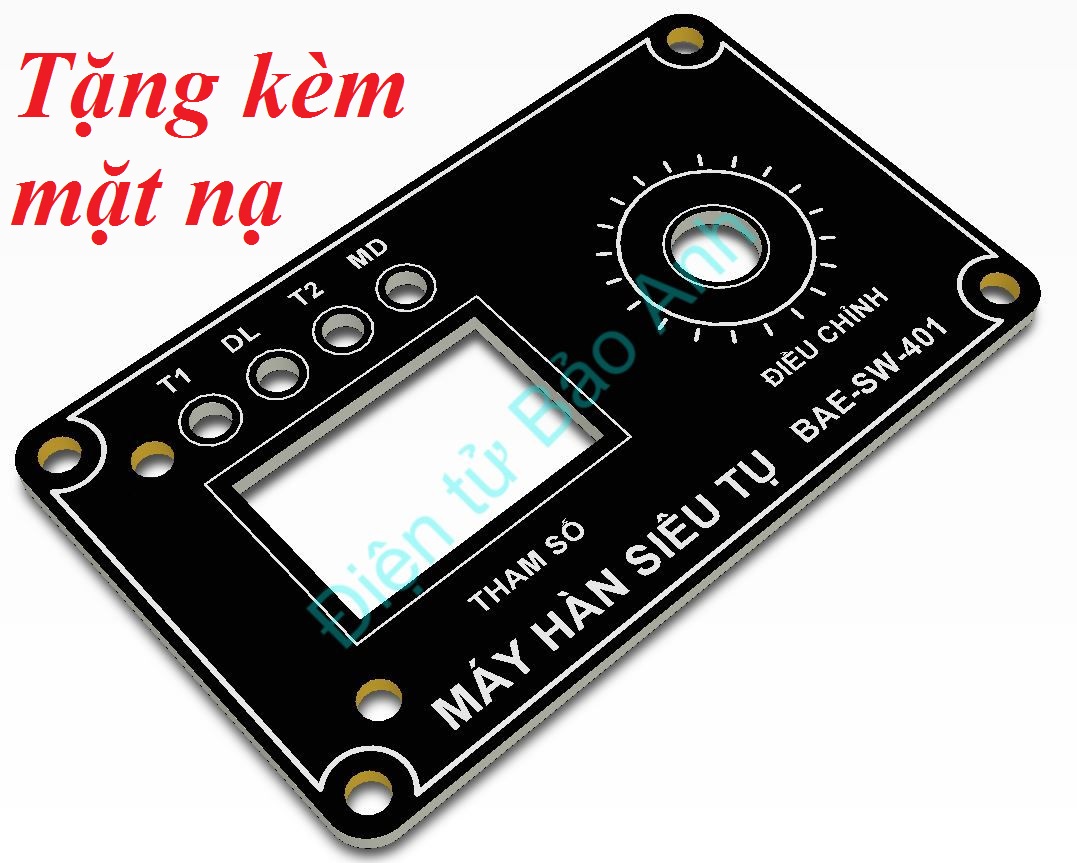Mạch timer xung kép BAE-SW401 cho máy hàn cell pin dùng siêu tụ