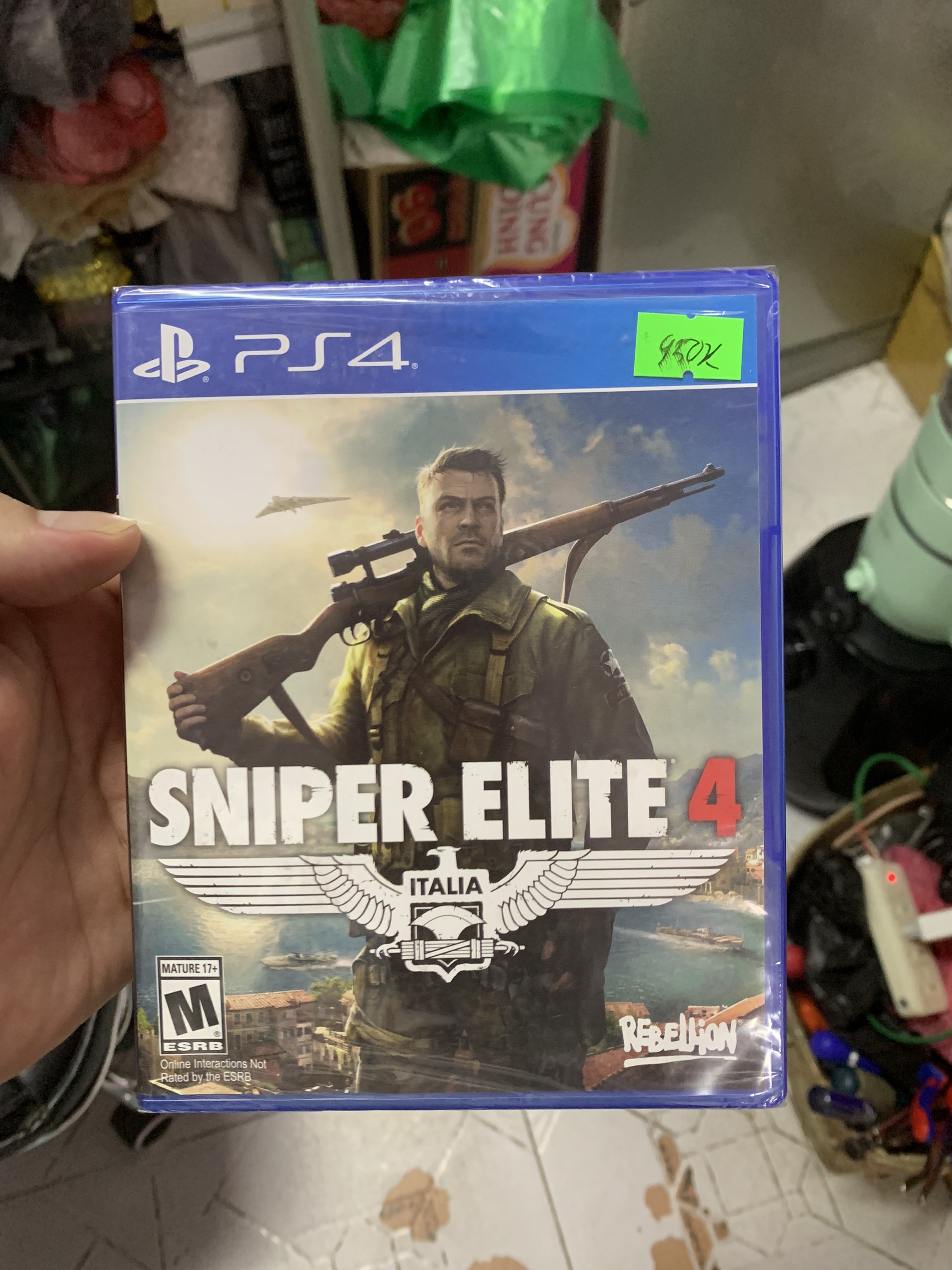 Đĩa Game Ps4 Sniper Elite 4 Limited Edition