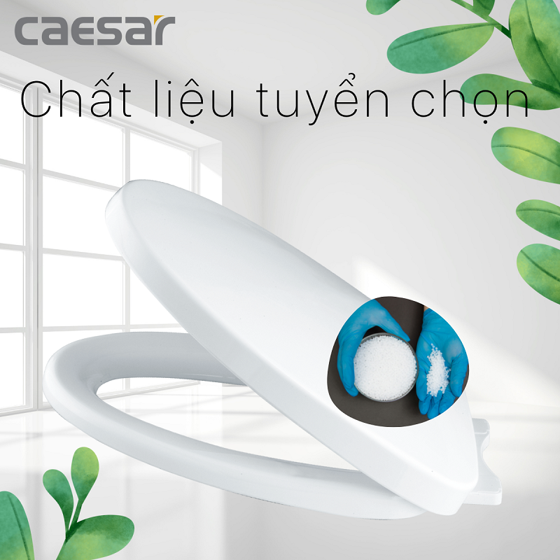 CAESAR M256 Nắp Êm Bồn Cầu