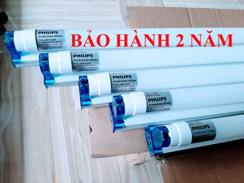 Combo 5 Bộ đèn led tuýp 1m2 ( 1.2m ) PHILIPS cao cấp ánh sáng trắng philip