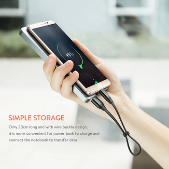 Cáp sạc Baseus Lightning Portable 23cm