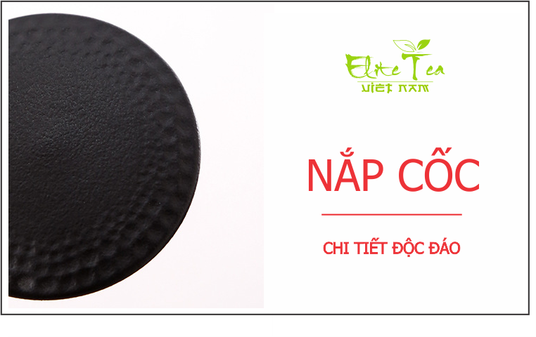 Cốc uống trà sứ đẹp - CÓ CỐC LỌC VÀ NẮP
