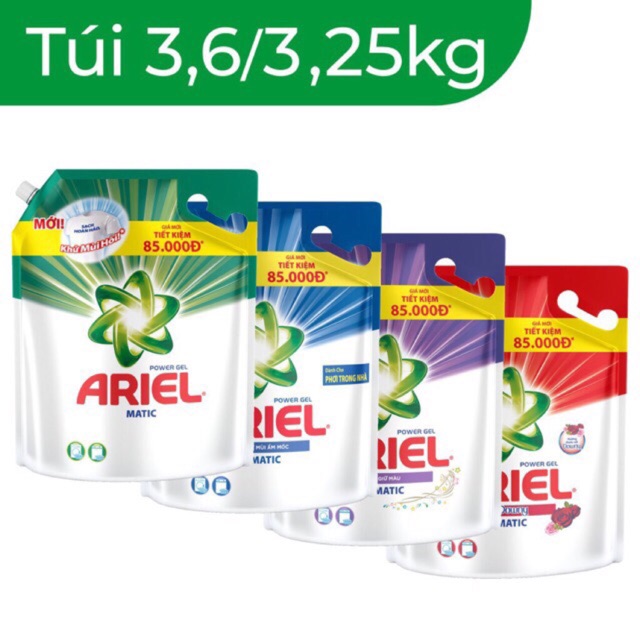 Nước Giặt Ariel Túi 3.25 Kg