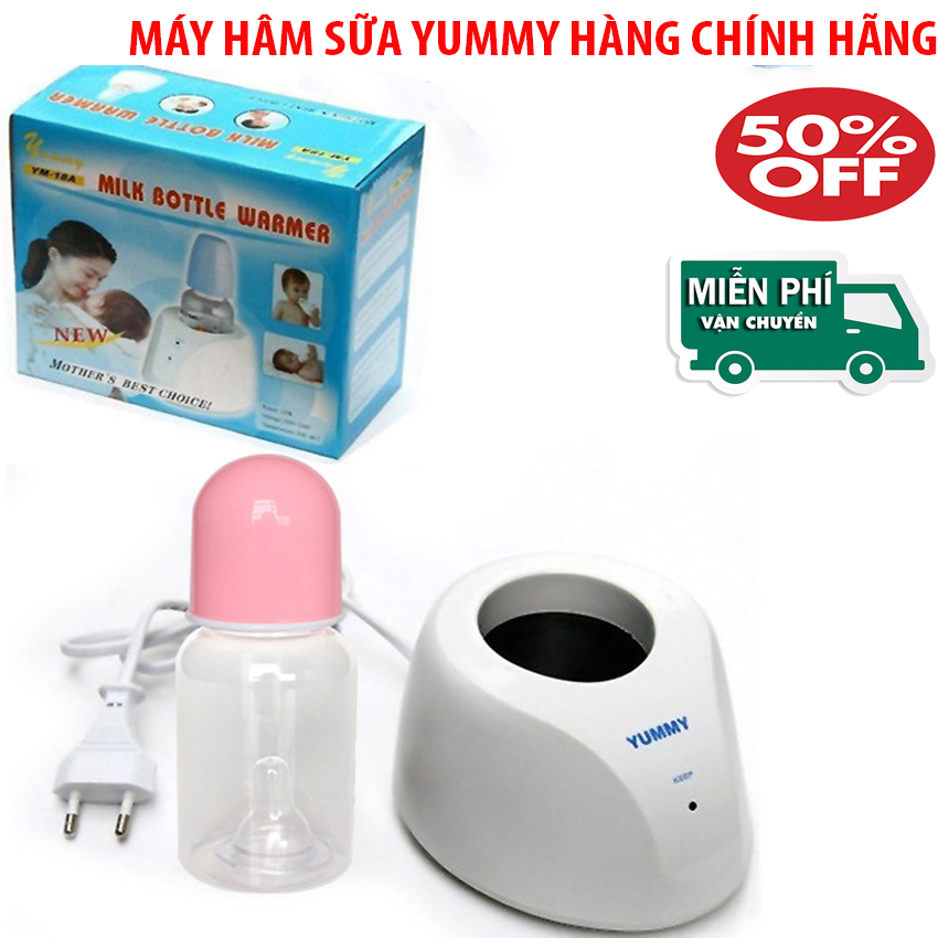 [HCM]Máy Ủ Nóng Sữa Cho Bé 220V - Máy hâm sữa Yummy -Máy làm nóng sữa cấp tốc an toàn vệ sinh -Ủ Bột Ủ Cháo Tiện Ích Yummy- Bảo hành  6 tháng