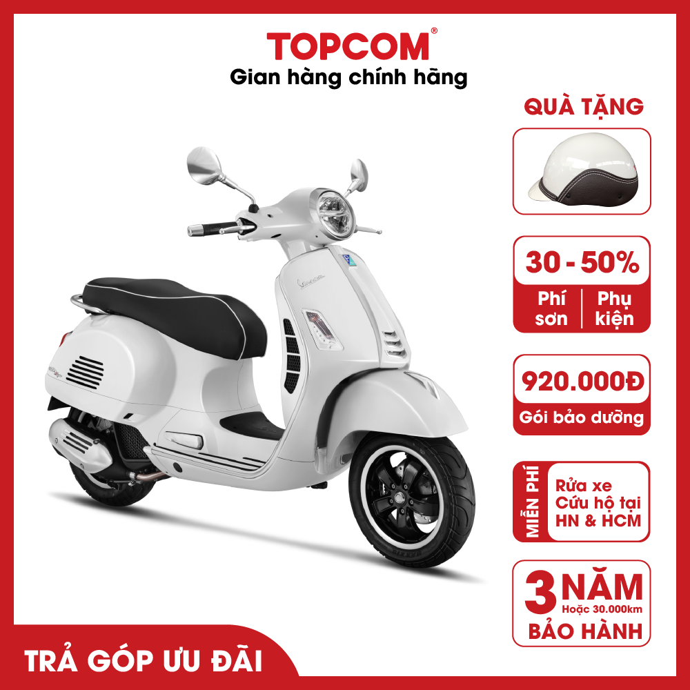 [Trả góp 0%] Xe ga Vespa GTS Super 125cc