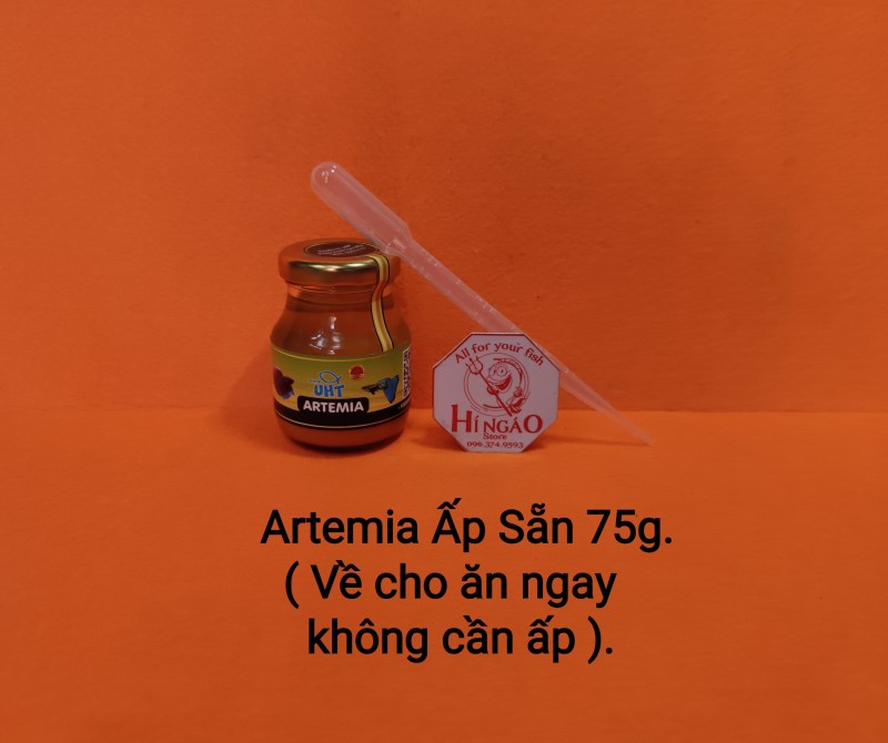 Artemia UHT Thanh Trùng - Thức ăn cá bột - Thức ăn cá betta bột | Hingaostore.