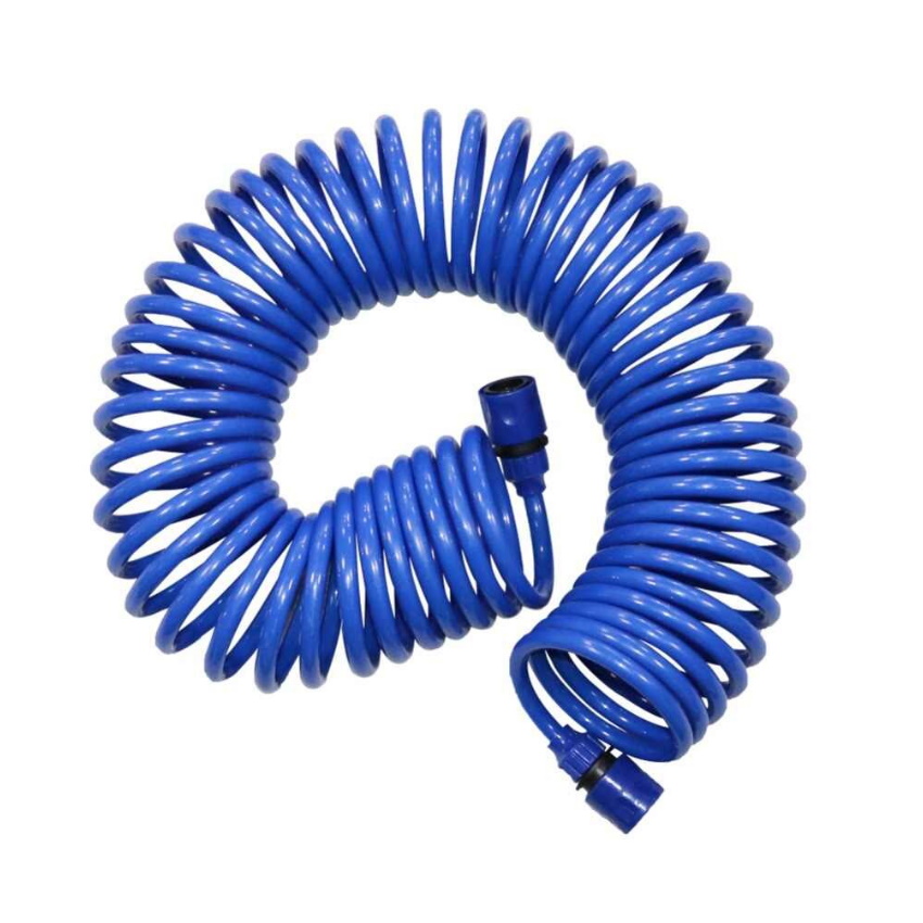 Bộ vòi xịt nước tưới cây đa năng 7 chế độ kèm dây tưới dạng lò xo co dãn 206791 loại 15m