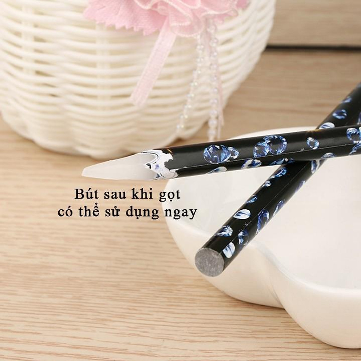 Cây chấm đá nail - bút chấm đá chăm sóc móng