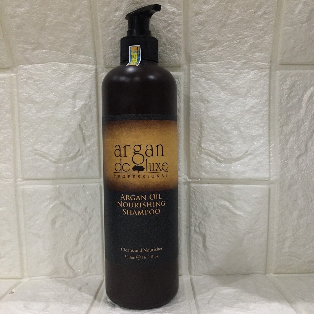 [HCM]Dầu gội phục hồi tóc hư tổn Argan Deluxe Shampoo 1000ml