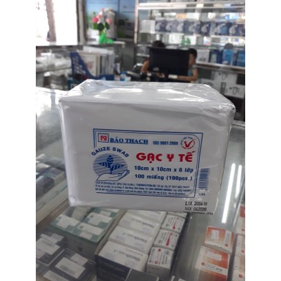 [HCM]GẠC Y TẾ 10x10x6 LỚP BẢO THẠCH