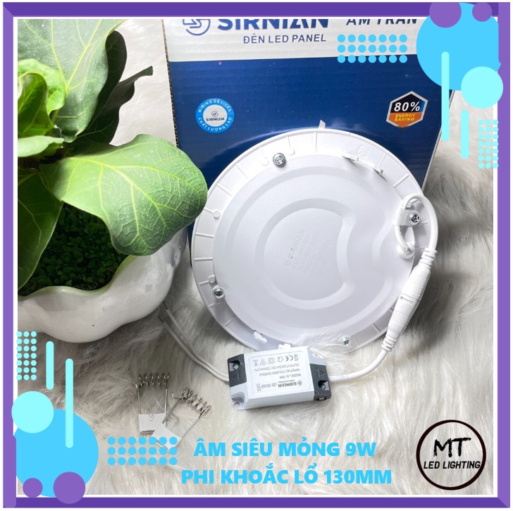 Đèn âm trần siêu mỏng 9W 1 chế độ, 3 chế độ BẢO HÀNH 1 NĂM