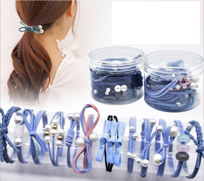 Hộp 12 Dây Cột Tóc Cho Bạn Gái Thêm Xinh