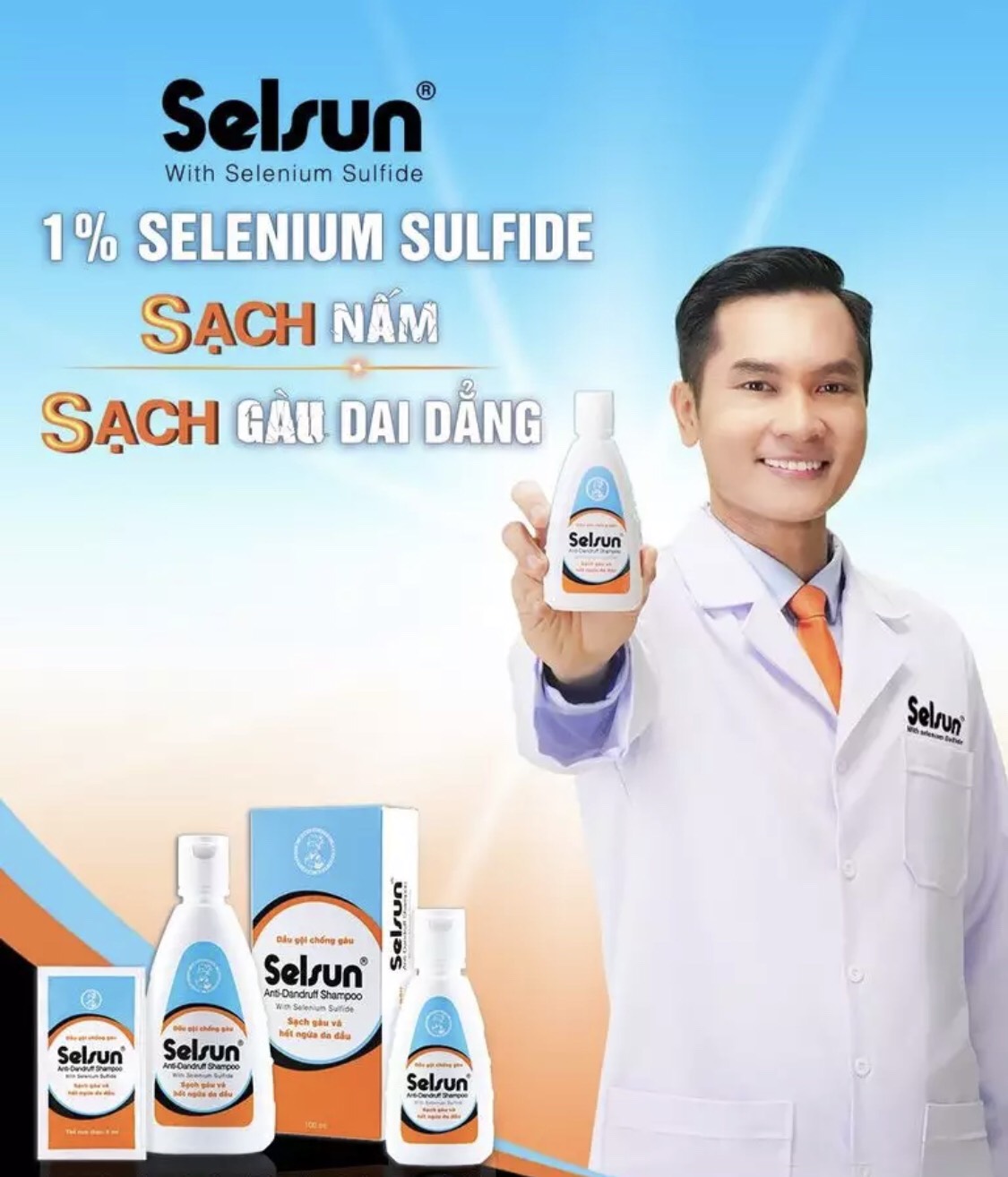 Shampoo anti-dandruff Selsun (100ml)