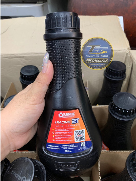 NHỚT PHA 2 THÌ ORANGE CHAI ĐEN - DÒNG RACING CAO CẤP