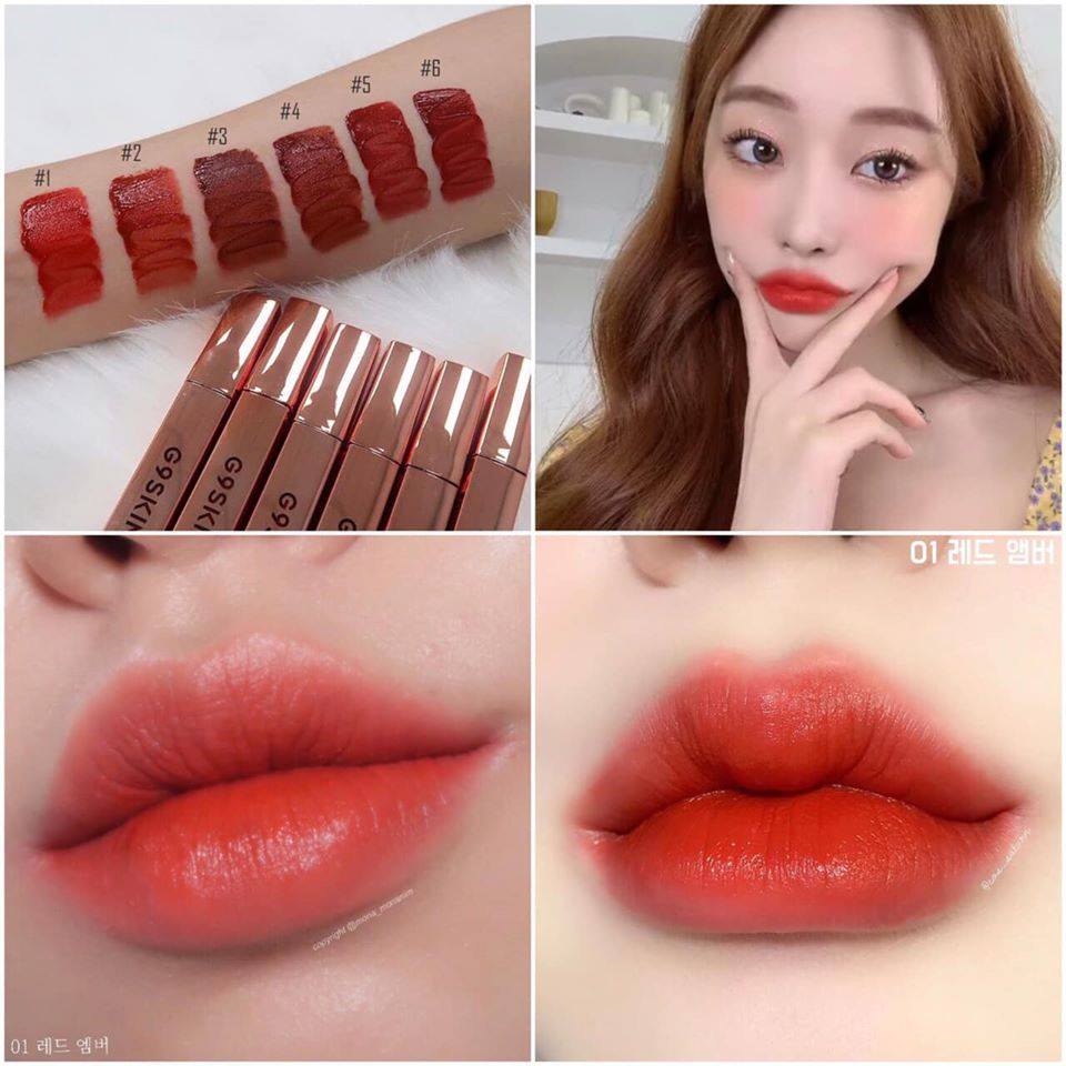 [HCM]son thỏi g9 skin first v-lit lip stick vỏ vàng