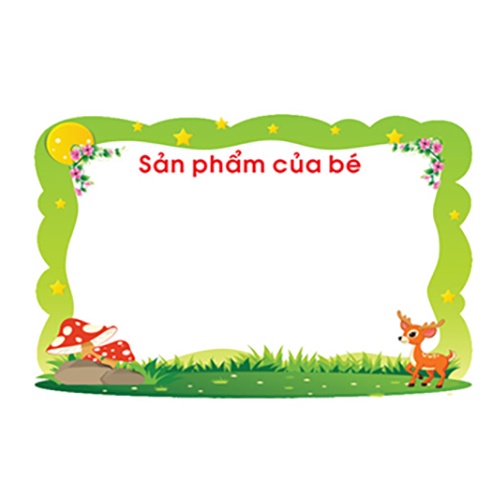 Decal mầm non - sản phẩm của bé